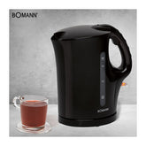Bomann 1.7 Lt 2200 W Elektrikli Su Isıtıcısı Kettle Siyah
